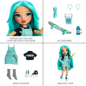 Кукла Rainbow High Fashion - Blu Brooks ,серия нови приятели