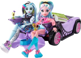 Monster High лилав кабриолет с аксесоари