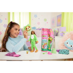 Кукла Barbie Cutie Reveal- Комплект супер изненада, кученце облечено като жаба