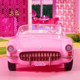 Колекционерски кабриолет Barbie The Movie Pink Corvette