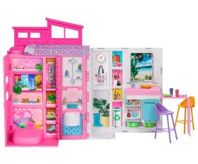 Кукла Barbie - Комплект преносима къща на Барби