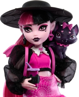 Модна кукла Monster High, Draculaura с аксесоари и домашен любимец 