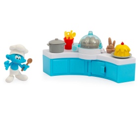 Смърфовете - Малък игрален комплект, Chef Smurf's Kitchen