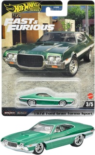 Метални колички Hot Wheels Fast and Furious, 1972 Ford Gran Torino Sport