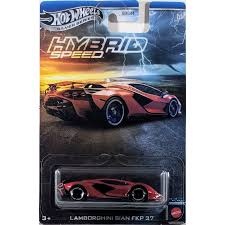 Метална количка Hot Wheels Hybrid Speed, Lamborghini Sian FKP 37