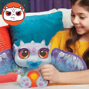 Интерактивна играчка FurReal Moodwings Снежен дракон, над 50 звука и реакции