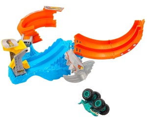 Hot Wheels - Монстер Тракс: Комплект с акула и колa