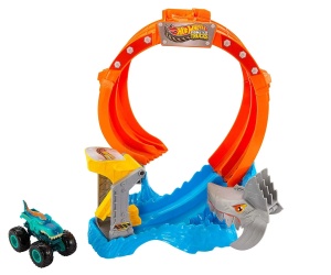 Hot Wheels - Монстер Тракс: Комплект с акула и колa