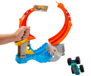 Hot Wheels - Монстер Тракс: Комплект с акула и колa