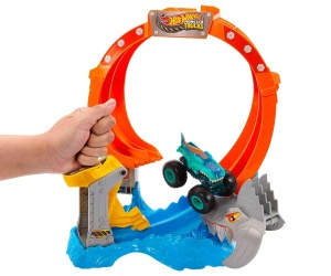 Hot Wheels - Монстер Тракс: Комплект с акула и колa