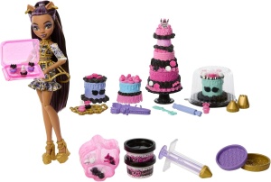 Комплект за рожден ден Monster High Scary Sweet с кукла Clawdeen Wolf