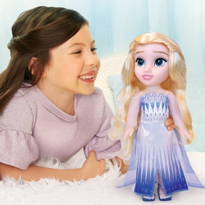  Кукла Елза Disney Frozen 2, Снежната кралица - 35 см в емблематична модна рокля
