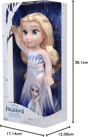 Кукла Елза Disney Frozen 2, Снежната кралица - 35 см в емблематична модна рокля