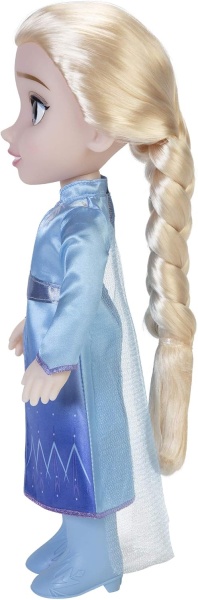  Кукла Елза Disney Frozen 2, - 35 см с филма култова модна рокля, ботуши и дълга сплетена коса