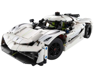 LEGO® Technic 42184 - Бяла хиперкола Koenigsegg Jesko Absolut