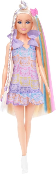  Kукла Барби с изключително дълга коса и екстеншъни за коса