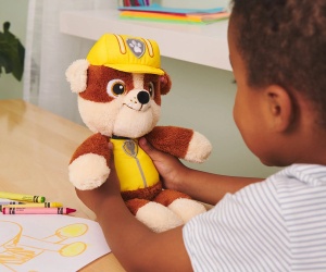 Пес Патрул - Плюшена играчка Ръбъл, 30 см