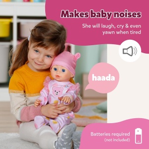 Baby Born - Емили - Разходка с мен 43 см, с функции пълзене и ходене