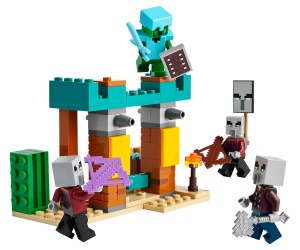 LEGO® Minecraft™ 21267 - Пустинният патрул на злобарите