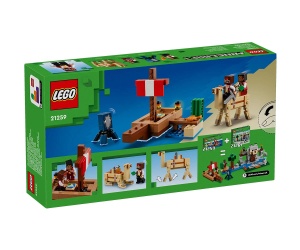 LEGO® Minecraft™ 21259 - Пътуването на пиратския кораб