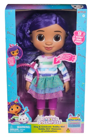 Gabby's Dollhouse - Кукла Габи със звуци, 33 см