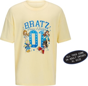 Кукла Bratz Stylin' Sasha с тениска, която можете да се проектира