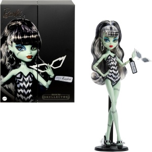 Колекционерска кукла Monster High Skullector Frankie Stein x Barbie