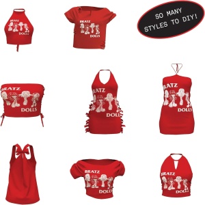 Кукла Bratz Stylin' Jade с тениска, която можете да се проектира