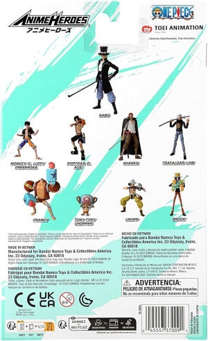 BANDAI - Аниме герой - One Piece - фигурка Сабо 17 см 