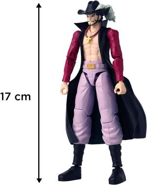 BANDAI - Аниме герой - One Piece - фигурка Дракуле Михоук 17 см 