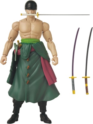 BANDAI - Аниме герой - One Piece - фигурка Ророноа Зоро 17 см 