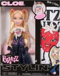 Кукла Bratz Stylin' Cloe с тениска, която можете да се проектира