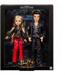 Колекционерски кукли Monster High Skullector Buffy & Angel, пакет от 2 кукли