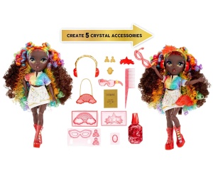 Кукла Rainbow High - Creative Crystals, Iris Bow