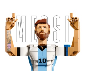 LEGO® Editions 43015 - Лионел Меси - футболна легенда