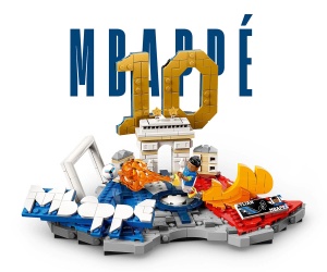 LEGO® Editions 43013 - Килиан Мбапе - футболни акценти