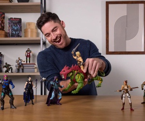 Masters of the Universe - Колекционерска фигура Бойният тигър със звук, 16.5 см