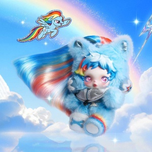 Колекционерска фигурка-ключодържател POP MART SKULLPANDA  - My Little Pony 
