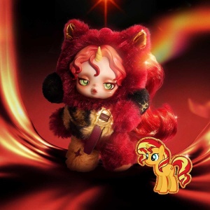 Колекционерска фигурка-ключодържател POP MART SKULLPANDA  - My Little Pony 