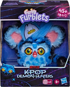Колекционерска плюшена играчка Furby Furblets K-Pop Ловци на демони - Дерпи Тигър