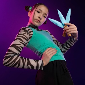 Игрален комплект KPop Demon Hunters Nerf Zoeys Ghost Blades
