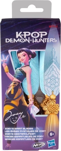 Игрален комплект KPop Demon Hunters Nerf Zoeys Ghost Blades